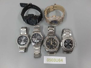 0503U64　時計　腕時計　ジャンク品　おまとめ　CASIO カシオ　G-SHOCK　Wave ceptor　など