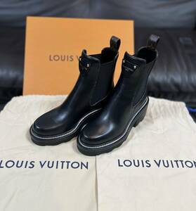 【未使用・新品】ルイヴィトンLOUIS VUITTON ショートブーツ ボブール　サイドゴアブーツ 