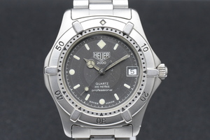 TAG Heuer 2000 Professional 200 Ref:962.006 タグホイヤー プロフェッショナル グレー文字盤 デイト クォーツ メンズ 腕時計 ■24091