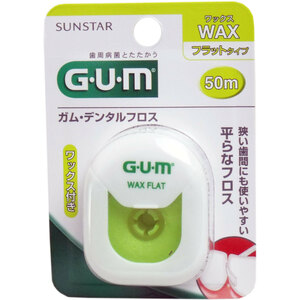 まとめ得 ＧＵＭ ガム・デンタルフロス ワックス フラットタイプ ５０ｍ x [6個] /k