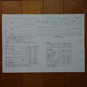 1992年6月・Y32・レパード・Ｊフェリー・車両価格表　のみ　カタログ　無　J.FERIE