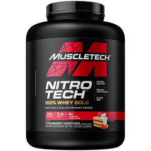 マッスルテック ナイトロテック プロテイン 2.28Kg ストロベリー味 Muscletech Nitro tech