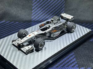 [完成品*] TAMEOタメオ1/43 McLaren MP4-15 ‘00 BelgianGP M.ハッキネン,伝統のスパ ケメルストレートで魅せた伝説のオーバーテイク 一閃