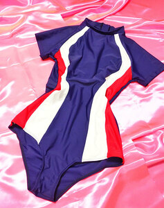 トライアスロン 競泳 スイムスーツ 水着 レオタード型 トリコロール 大きいサイズ