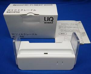 UQ WiMAX Speed Wi-Fi NEXT WX04クレードル NAD34PUU NEC