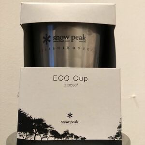 スノーピーク 直営店　武蔵小杉限定品　エコカップ　ECO　snow peak 新品未使用