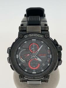 CASIO◆ソーラー腕時計・G-SHOCK/アナログ/BLK/MTG-B1000-1AJF