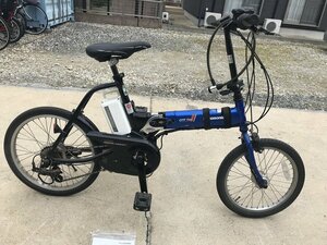 M11 中古電動アシスト自転車 1円売切り！ パナソニック オフタイム 青　取扱説明書・保証書付き　配送エリア内は送料3800円でお届けします