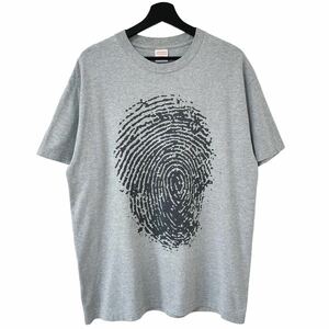 ■激レア■00s USA製 supreme 指紋 アート Tシャツ L XL相当 シュプリーム finger print 90s ビンテージ