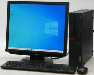Lenovo ThinkCentre M900 10FG-A0BBJP ■ 19インチ 液晶セット ■ i7-6700/DVDマルチ/Geforce GT 720/第6世代/Windows10 デスクトップ