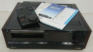 オーディオ/SONY　EDV-9000　ベータビデオデッキ/再生確認済み/リモコン・説明書付き/酒々井店出荷・同梱不可【A120】