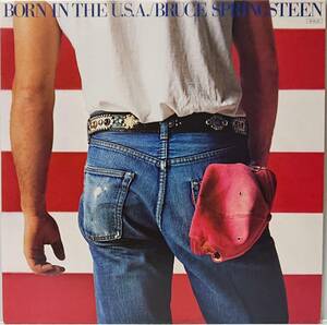 BRUCE SPRINGSTEEN : BORN IN THE U.S.A. ブルース・スプリングスティーン 帯なし国内盤中古アナログLPレコード盤1984年28AP 2850M2KDO1188