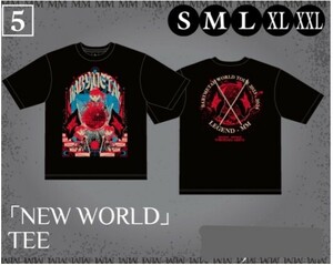 BABYMETAL WORLD TOUR 2023-2024 LEGEND-MM NEW WORLD TEE XXL ベビーメタル Tシャツ