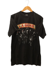 1980-90s/ACTIVE-T/Tシャツ/L/コットン/BLK/フランス製//半袖 バンドTシャツ L.A.GUNS LAガンズ