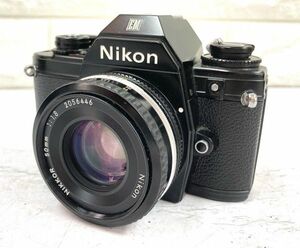 NIKON ニコン EM レンズ NIKKOR 50mm 1:1.8 動作未確認 カメラ レンズ 中古 fah 4Y172A