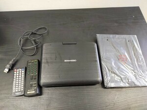 GREEN HOUSE ポータブルDVDプレーヤー GH-9N4PDV リモコン付き