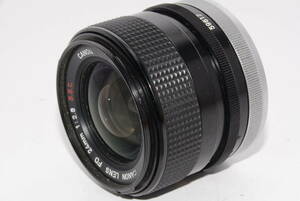 【外観特上級】Canon FD 24mm F2.8 S.S.C 単焦点 広角レンズ　　#e4148