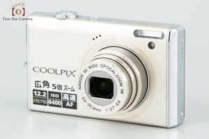 １円出品 Nikon ニコン COOLPIX S640 アイスシルバー コンパクトデジタルカメラ【オークション開催中】