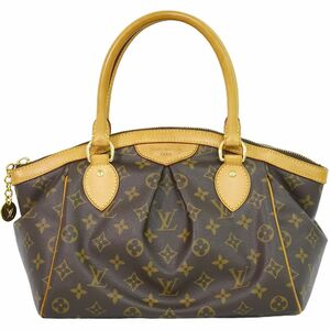 本物 ルイヴィトン LOUIS VUITTON LV ティボリ PM モノグラム ハンドバッグ ブラウン M40143