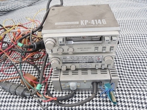 昭和　当時物　旧車　カセットデッキ パイオニア ロンサムカーボーイ KP-414G　ステレオアンプ　GM-D8　カーオーディオ　レトロ