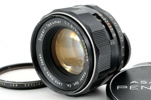 【良品】PENTAX Super Takumar 55mm F1.8 M42マウント 大口径 単焦点 マニュアル 標準レンズ 天体写真にも #3665