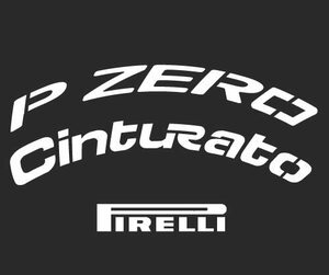 【セールス品】タイヤレター　(スプレー文字)タイヤ インチごとにサイズに合わせてオーダーメイド　MICHELIN PILLERI PZERO
