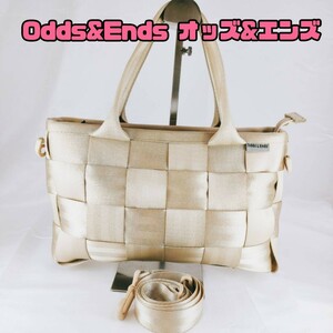 【極美品】Odds&Ends オッズ&エンズ ショルダーバック シートベルト レディース 頑丈 A4可 バック 鞄 カバン 2WAY