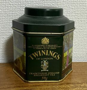 英国王室御用達　トワイニング　紅茶の空き缶　限定缶　50g サイズ　送料無料