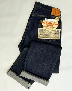 新品未使用 シュガーケーン S1943 W36 L34 ONE WASH SUGAR CANE Super Denim Collectibles 大戦デニム SC49009 デニム パンツ カタログ付き