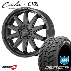 4本セット KYOHO ENKEI サーキュラー C10S 16x6.5J 5/114.3 +38 MB MONSTA MUD WARRIOR 215/70R16 デリカD5 など