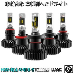 送料無料 最強発光16000LM ソリオ/ワゴンRソリオ/ワゴンR＋/シボレーMW MA34.64S H12.12～H22.12 HB4 安心取付 新基準車検対応6500k