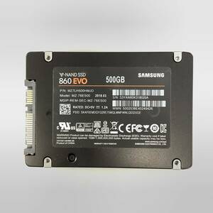 K60514165 SAMSUNG SATA 500GB 2.5インチ SSD 1点 【中古動作品】