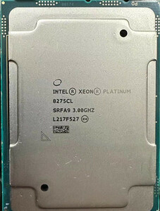 Intel Xeon Platinum 8275CL SRFA9 24C 3GHz 3.6/3.9GHz 35.75MB 240W LGA3647 DDR4-2933