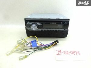 【保証付】Carrozzeria カロッツェリア 1DIN CDプレーヤー CDデッキ ラジオ AM FM DEH-380 CD 再生OK デッキ オーディオ 汎用 即納 棚A-2-3