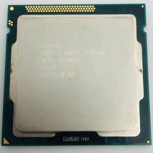 Intel Core i7 2700k 3.50GHZ CPU 通電 動作 確認済