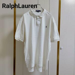 RalphLauren/ラルフローレン/XL/ホワイトポロシャツ
