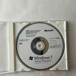 ◎ (E262) 中古 Microsoft Windows 7 Home Premium DVD+ Windows PROプロダクトキー　中古品