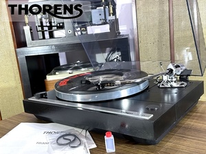 THORENS TD321 ターンテーブル SME 3009 S2 improved 搭載 レコードプレーヤー 輸送ネジ/取説/新品ベルト付属 Audio Station