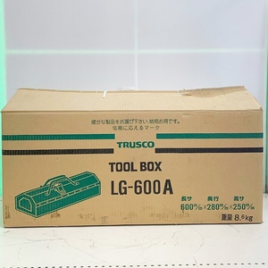 ♭♭ TRUSCO トラスコ ジャンボ工具箱 60.0×28.0×32.6cm 8.6kg　未使用品　長期保管品 LG600A ブルー 未使用に近い