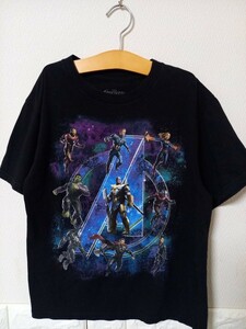 アベンジャーズ エンドゲーム マーベル Tシャツ 黒 AVENGERS