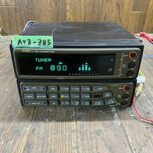 AV3-385 激安 カーステレオ ALPINE 3357 7397J B01014573 カセット FM/AM テープデッキ 配線付き 通電確認済み 中古現状品
