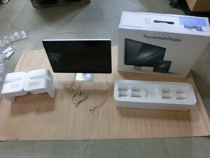 【HW89-74】【170サイズ】Apple Thunderbolt Display 27インチ A1407 MC914J/B/状態不良ジャンク品/※商品説明必読