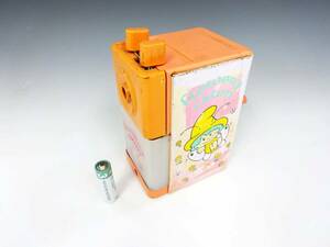 ◆(NA) 昭和レトロポップ flowery chum 鉛筆削り ELM PENCIL SHARPENER Ｓ-102 妖精 花 ファンシーアンティーク雑貨 筆記用具　※底面破損