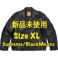 Supreme Blackmeans Leather Jacket