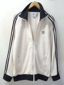 ◆国内正規 adidas アディダス XXL 美品 希少 ワッフル ベッケンバウアー トラックジャケット オフホワイト系 HR3307