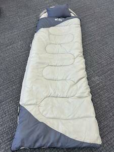 専用枕付き 寝袋 ふかふか シュラフ コンパクト 封筒型 冬用 車中泊 キャンプ ベージュ 12