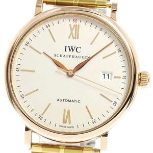 IWC IWC SCHAFFHAUSEN IW356504 ポートフィノ K18PG 自動巻き メンズ _803779