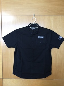 送料無料【 JET PILOT 】GOOD TIMES MENS S/S SHIRT　黒 サイズL　(S 17653)　新品　ワークシャツ　　襟有り　　（611）