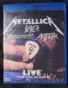 The Big 4 Live from Sofia Bulgaria 輸入盤ブルーレイ2枚組　Metallica, Slayer, Megadeth, Anthrax