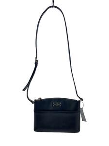 kate spade new york◆ショルダーバッグ/レザー/BLK/WKRU4194